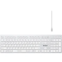 Клавиатура A4Tech Fstyler FBX50C (серебристый/белый) фото 1